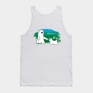 Boooo-p! - Green Tank Top